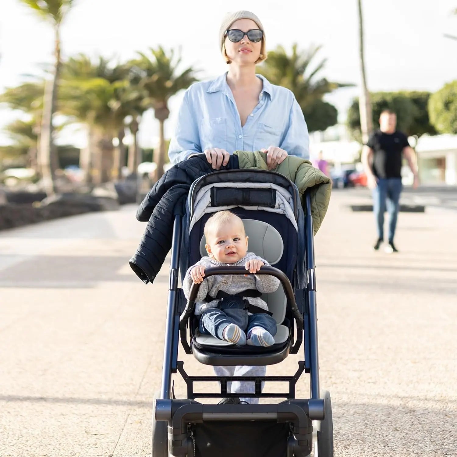 Keep Your Baby Cool and Comfortable with the Nuvivi Cooling Stroller Pad Universal Cooling Seat Pad for Strollers - Perfect for Hot Weather Adventures!