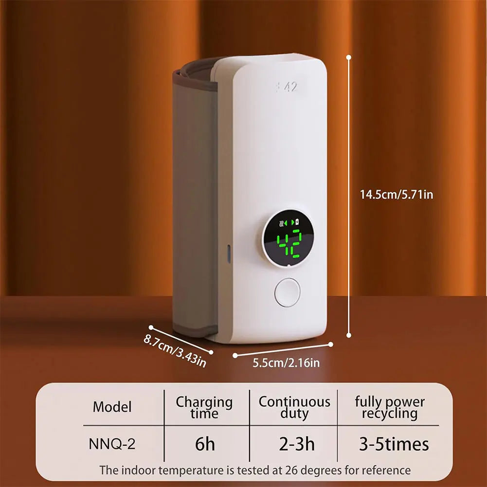 Ultimate Rechargeable Cordless Portable Bottle Warmer with Smart Temperature Control - Ideal for Travel, Camping, and Everyday Use!