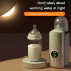 Ultimate Rechargeable Cordless Portable Bottle Warmer with Smart Temperature Control - Ideal for Travel, Camping, and Everyday Use!