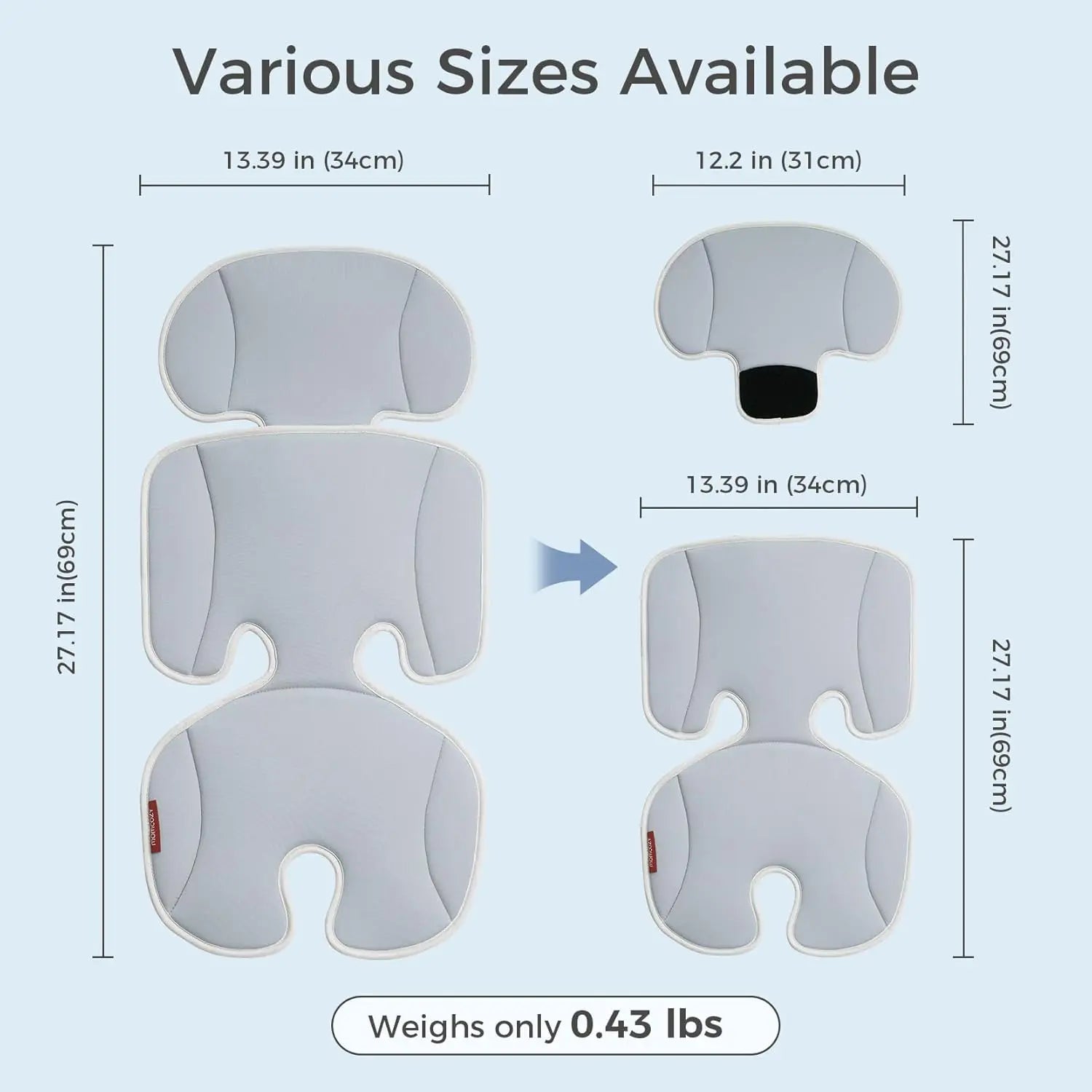Keep Your Baby Cool and Comfortable with the Nuvivi Cooling Stroller Pad Universal Cooling Seat Pad for Strollers - Perfect for Hot Weather Adventures!